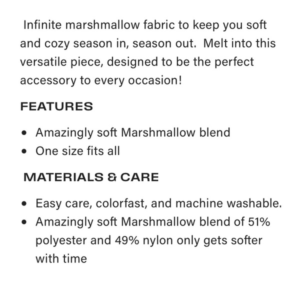 Softies Circle Scarf marshmallow heather spring lake/Infinity scarf - NWT - Picture 3 of 11